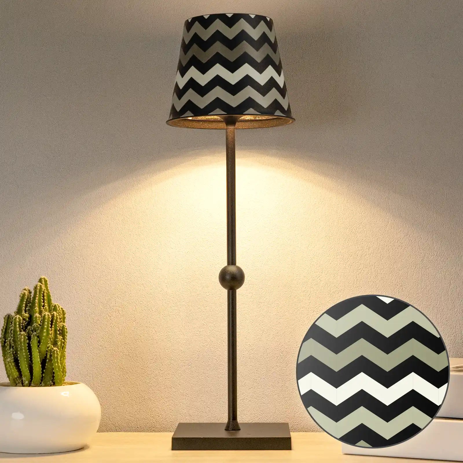Cordless Table Lamp Silva A Printed Model Limited Version - LED Portable & Rechargeable Touch Dimmable