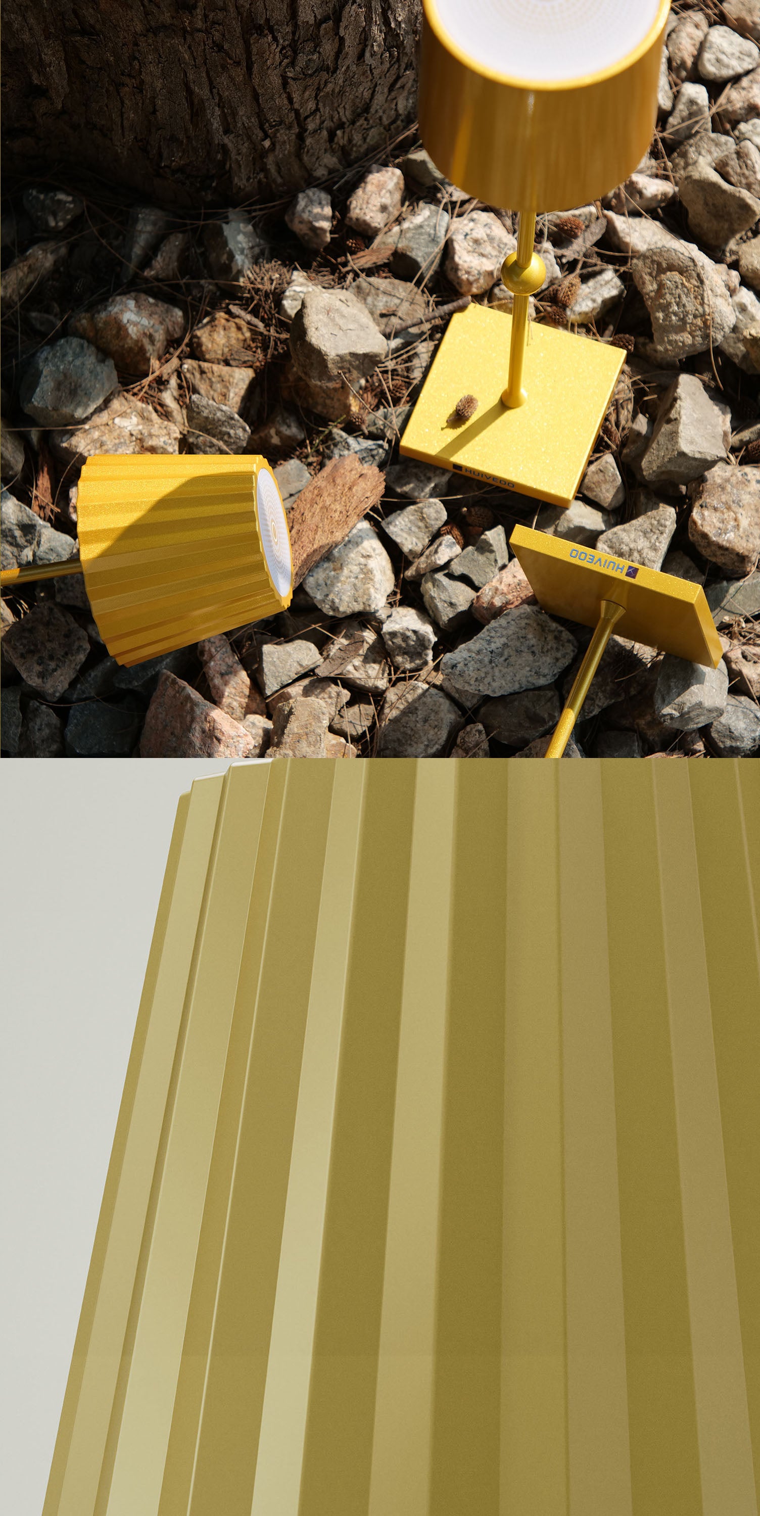 Huiveoo Modern Metal Style Cordless Desk Lamp