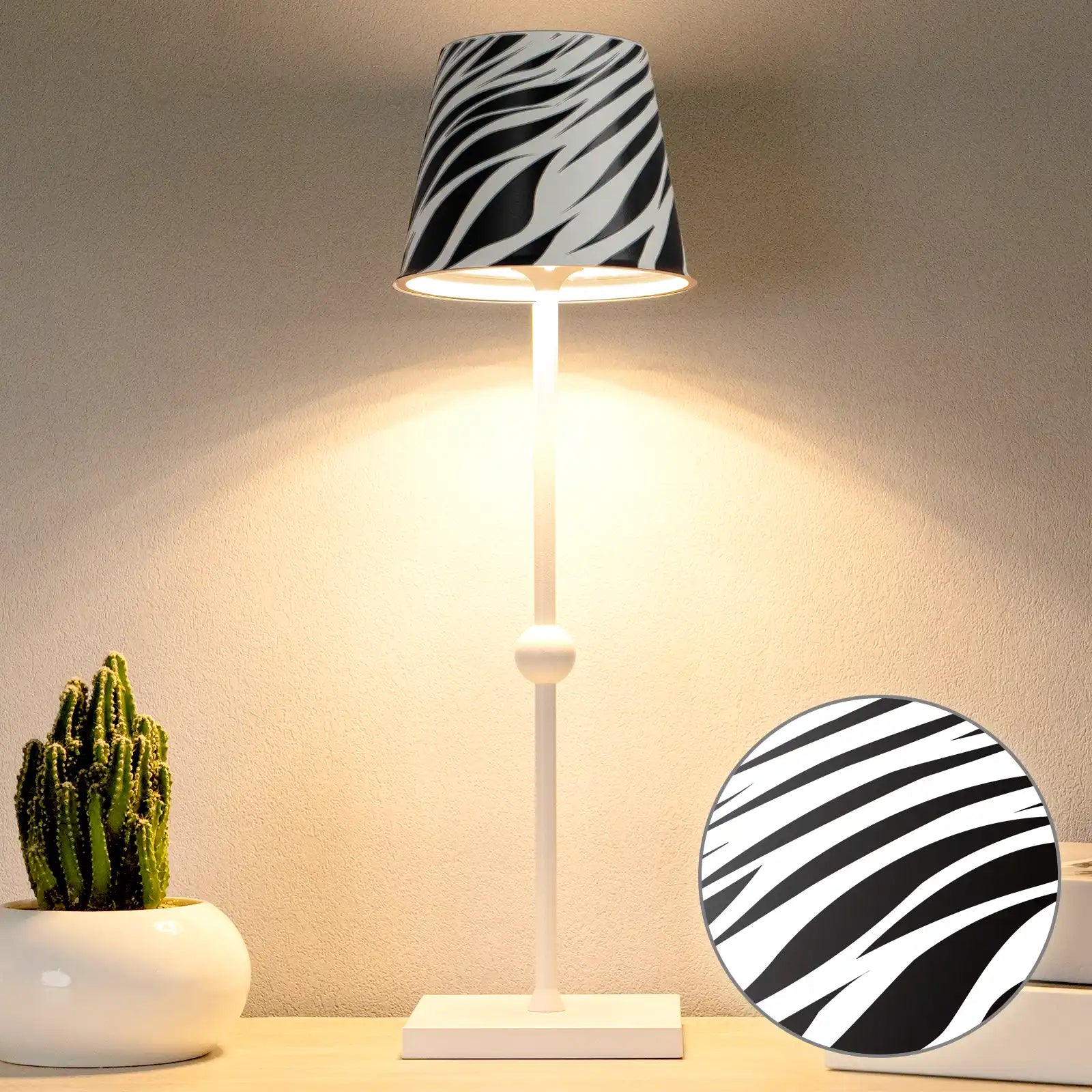 Cordless Table Lamp Silva A Printed Model Limited Version - LED Portable & Rechargeable Touch Dimmable