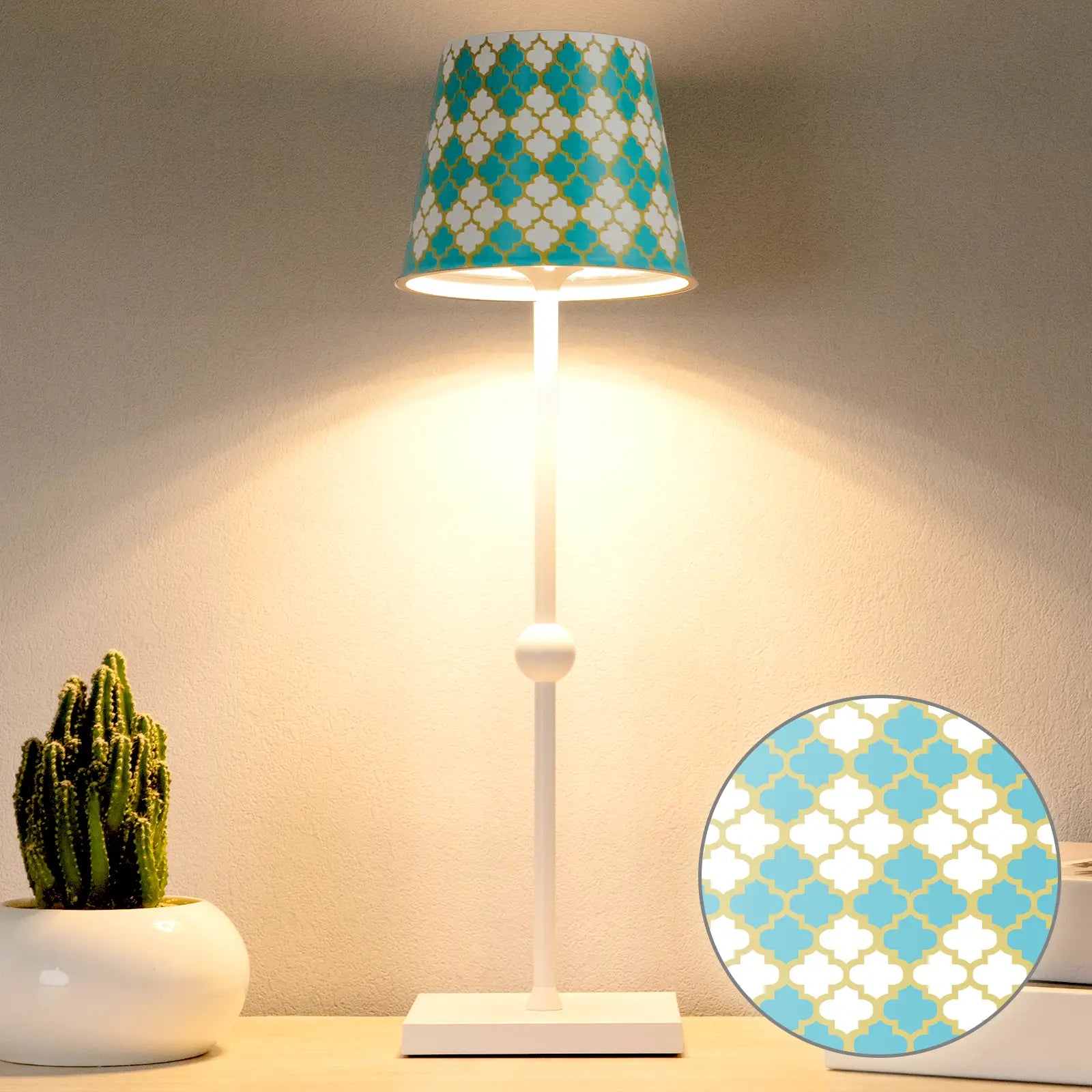 Cordless Table Lamp Silva A Printed Model Limited Version - LED Portable & Rechargeable Touch Dimmable
